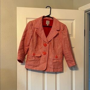 Blazer with Button Details